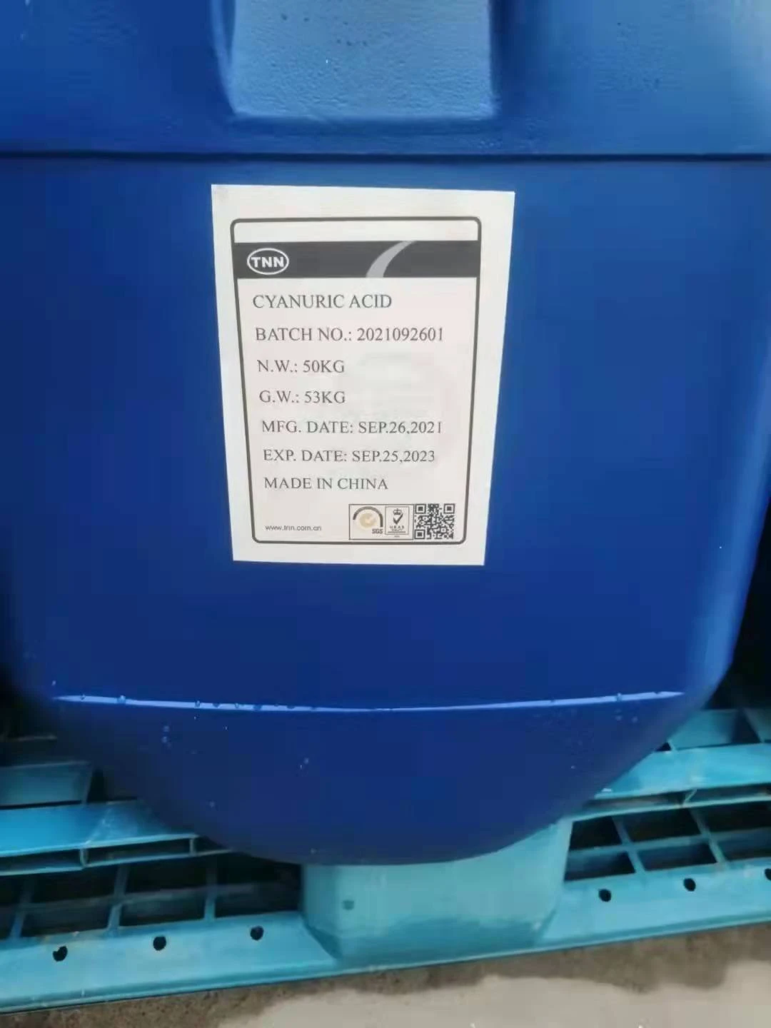 cyanuric acid loading A10